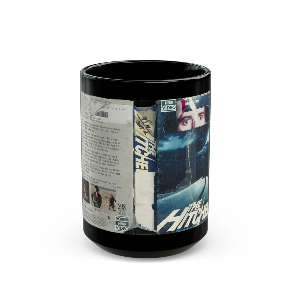 THE HITCHER (VHS COVER) - Black Coffee Mug-15oz-Go Mug Yourself