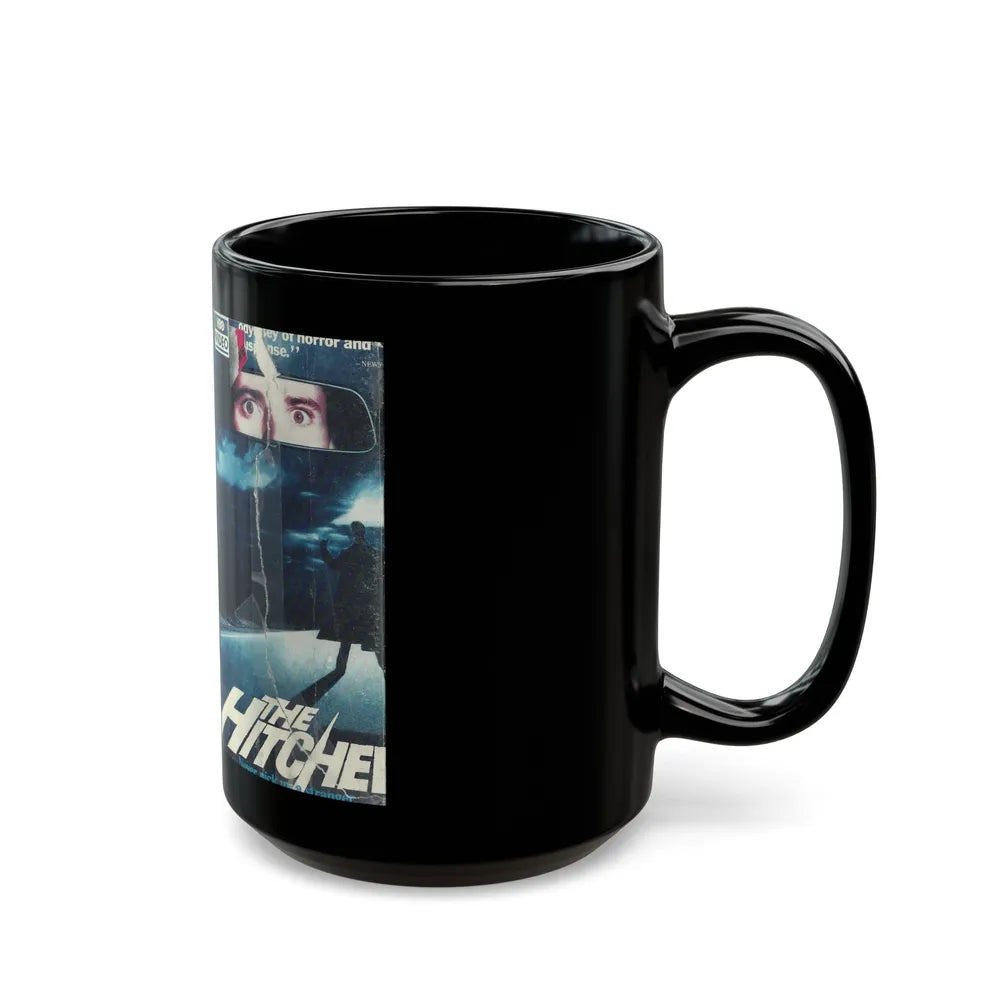 THE HITCHER (VHS COVER) - Black Coffee Mug-Go Mug Yourself