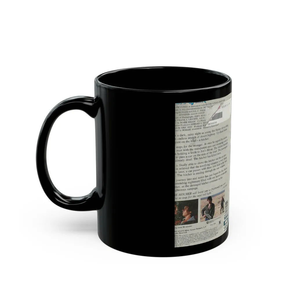 THE HITCHER (VHS COVER) - Black Coffee Mug-Go Mug Yourself