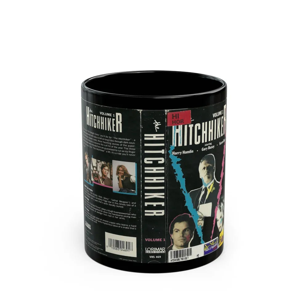 THE HITCHHIKER VOLUME 1 (VHS COVER) - Black Coffee Mug-11oz-Go Mug Yourself