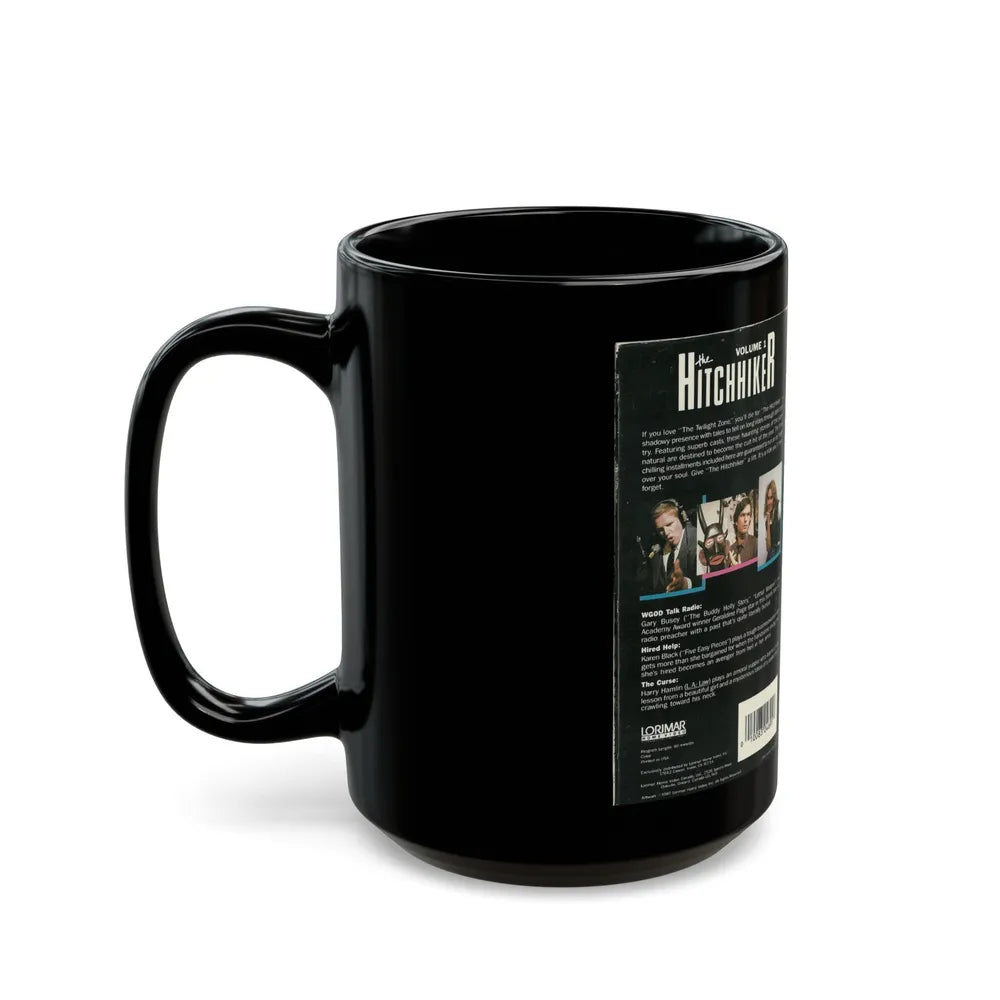 THE HITCHHIKER VOLUME 1 (VHS COVER) - Black Coffee Mug-Go Mug Yourself
