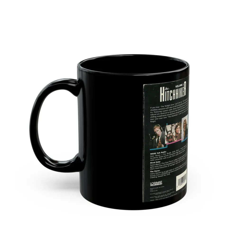 THE HITCHHIKER VOLUME 1 (VHS COVER) - Black Coffee Mug-Go Mug Yourself