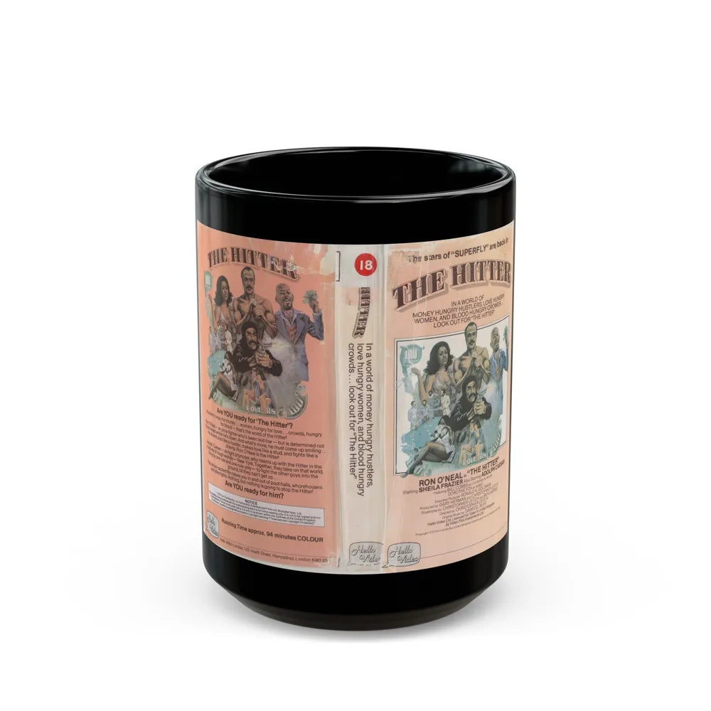 THE HITTER (VHS COVER) - Black Coffee Mug-15oz-Go Mug Yourself
