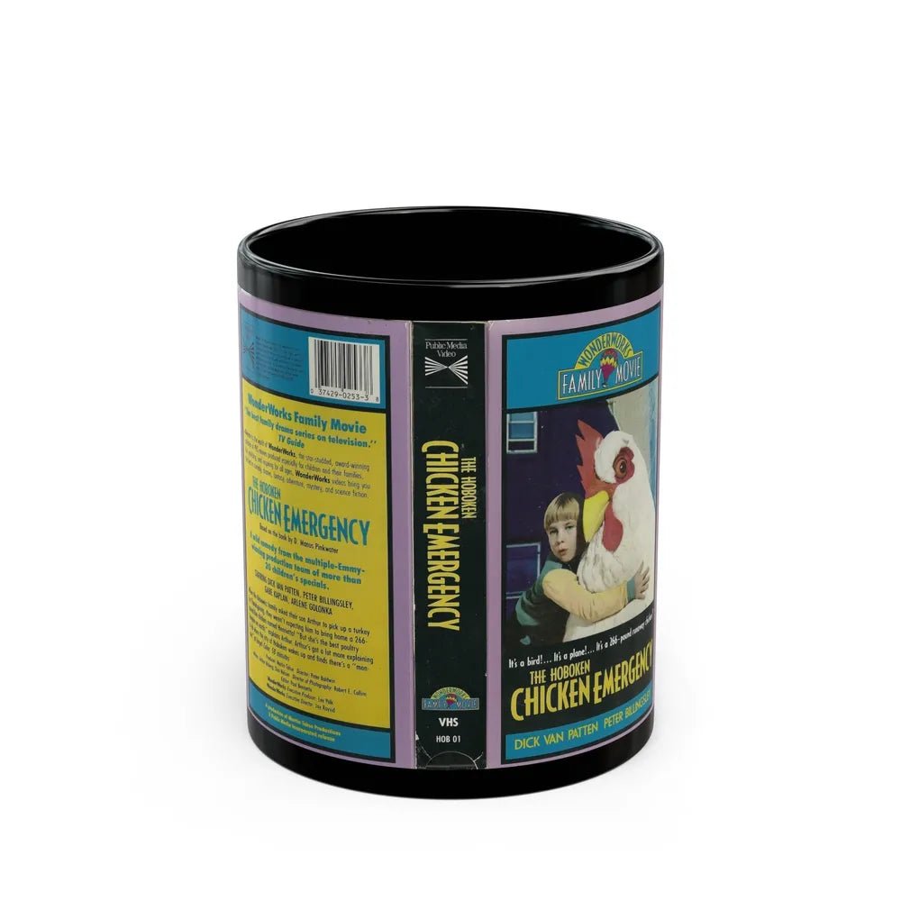 THE HOBOKEN CHICKEN EMERGENCY (VHS COVER) - Black Coffee Mug-11oz-Go Mug Yourself