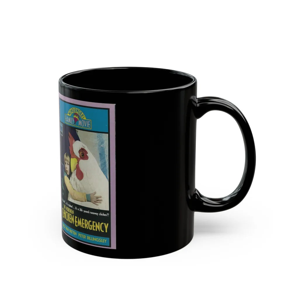 THE HOBOKEN CHICKEN EMERGENCY (VHS COVER) - Black Coffee Mug-Go Mug Yourself