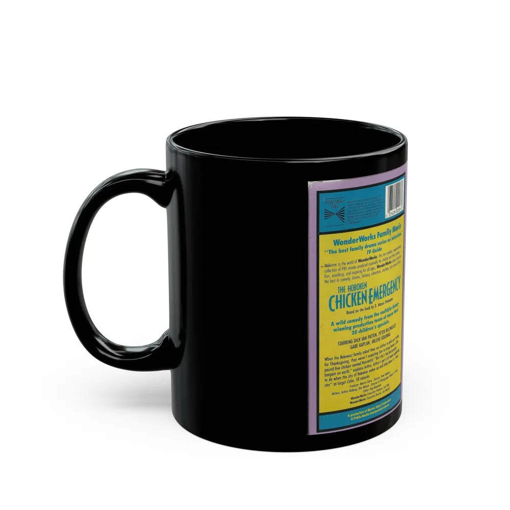 THE HOBOKEN CHICKEN EMERGENCY (VHS COVER) - Black Coffee Mug-Go Mug Yourself