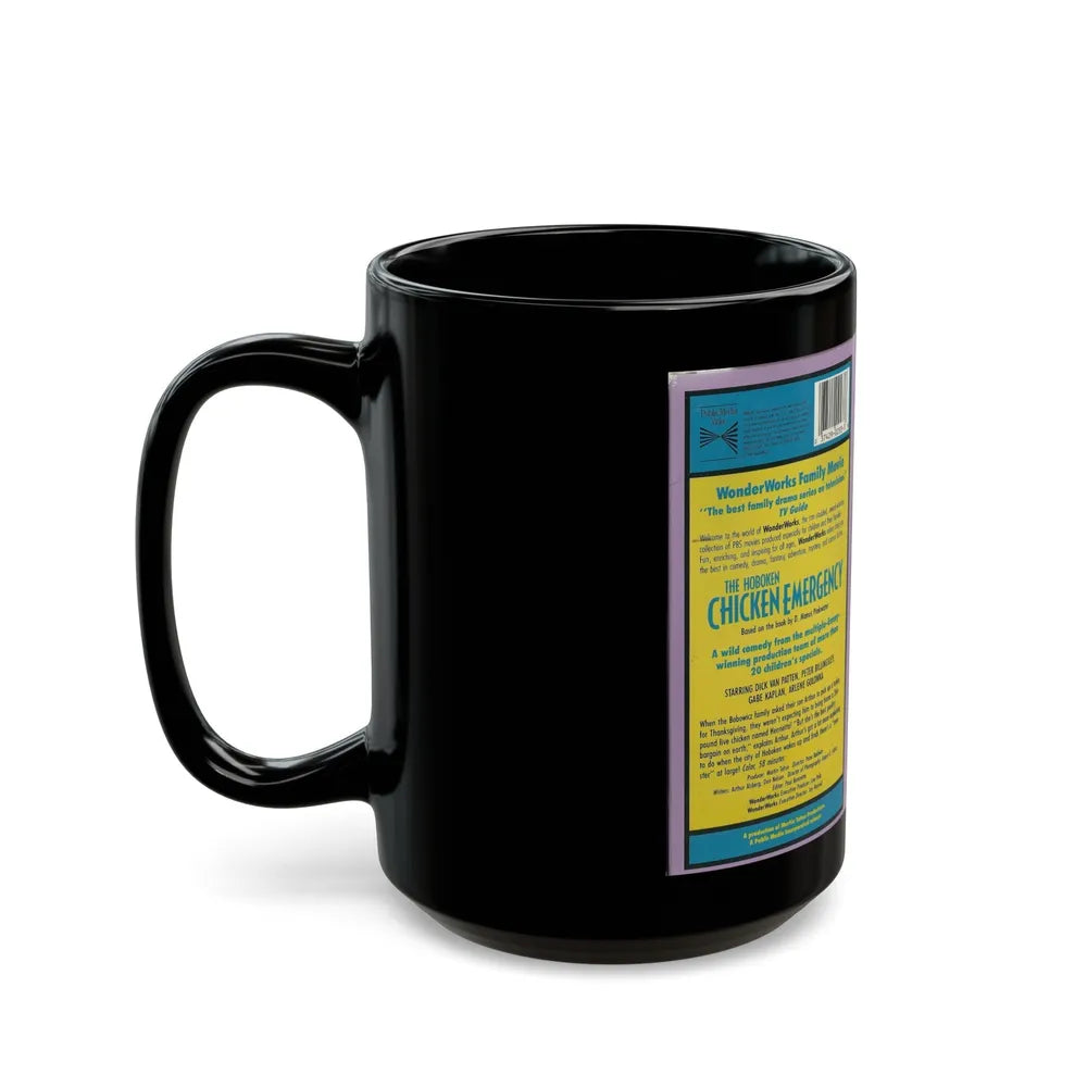 THE HOBOKEN CHICKEN EMERGENCY (VHS COVER) - Black Coffee Mug-Go Mug Yourself