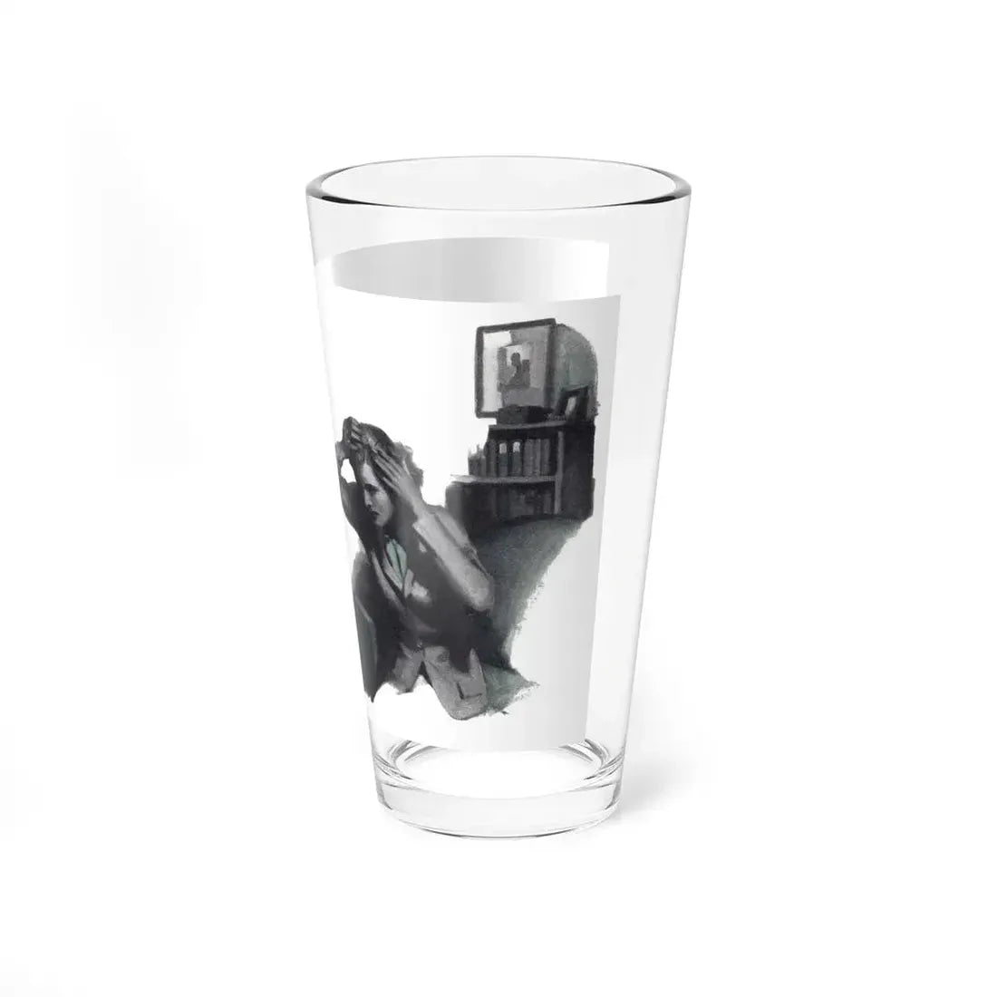 The Hollow Dragon (2), Redbook, December 1936 (Magazine Illustration) Pint Glass 16oz - Go Mug Yourself