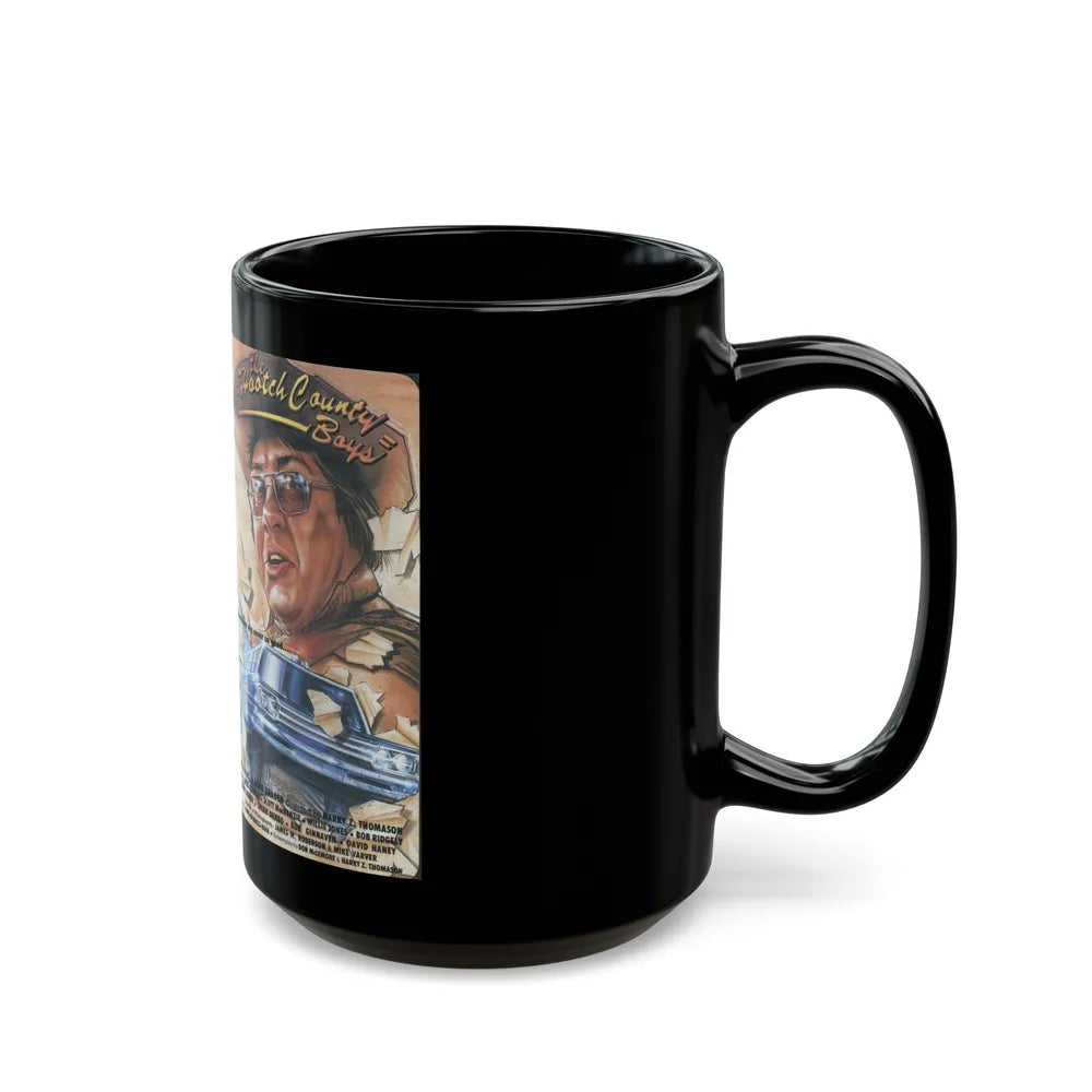 THE HOOTCH COUNTY BOYS (VHS COVER) - Black Coffee Mug-Go Mug Yourself