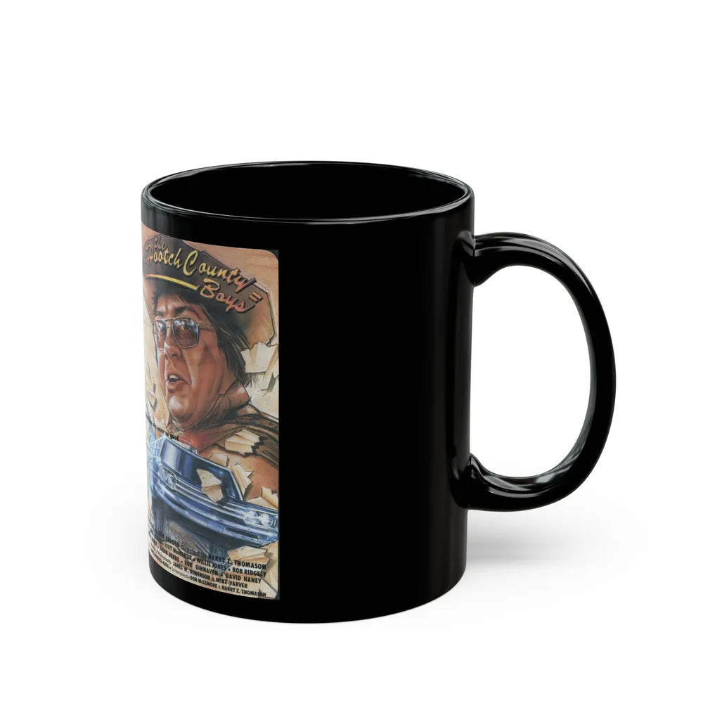 THE HOOTCH COUNTY BOYS (VHS COVER) - Black Coffee Mug-Go Mug Yourself