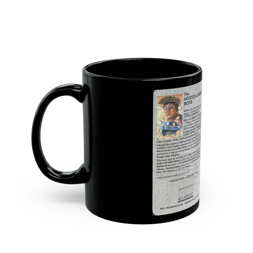 THE HOOTCH COUNTY BOYS (VHS COVER) - Black Coffee Mug-Go Mug Yourself