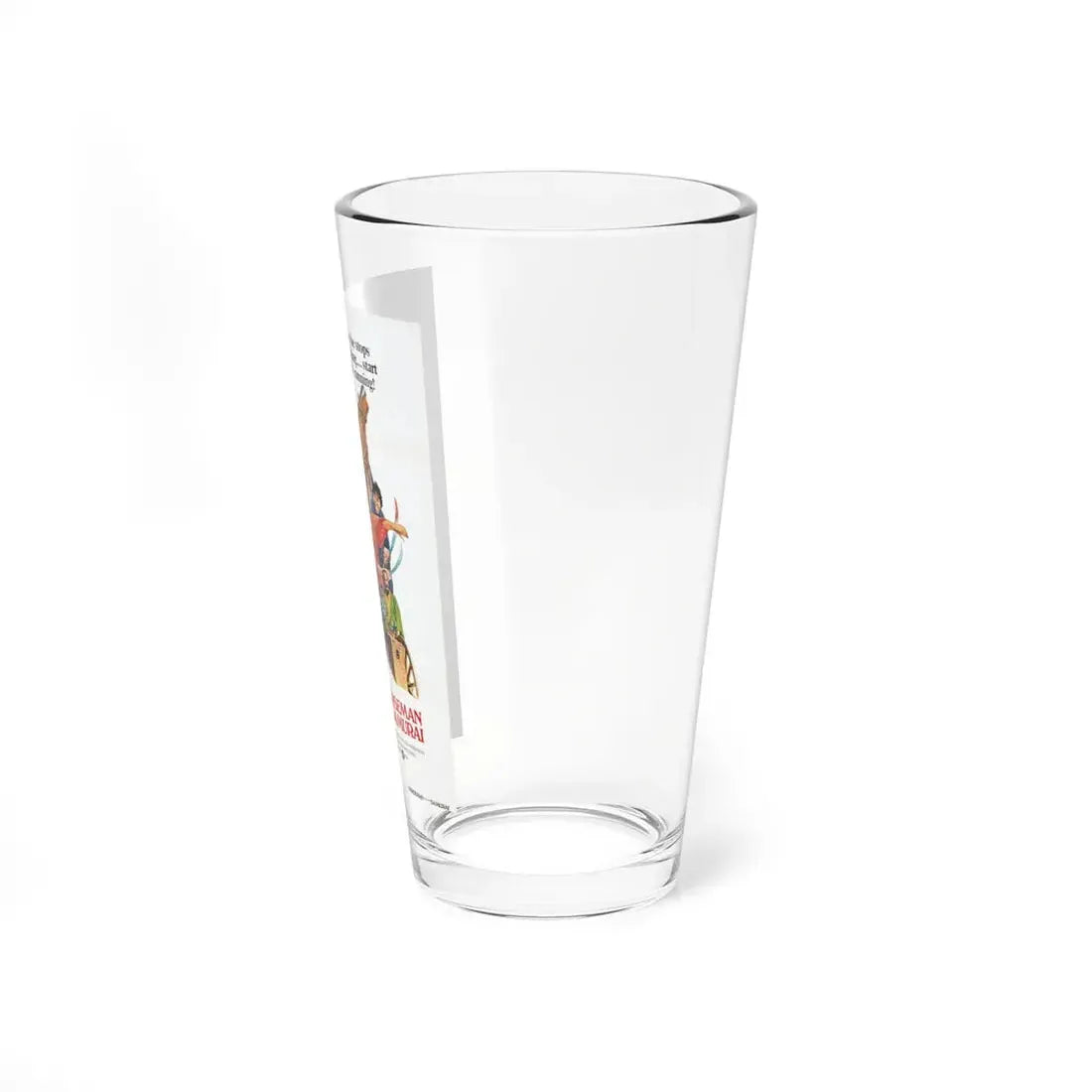 THE HORSEMAN AND THE SAMURAI (THE SILENT STRANGER) 1968 Movie Poster - Pint Glass 16oz - Go Mug Yourself