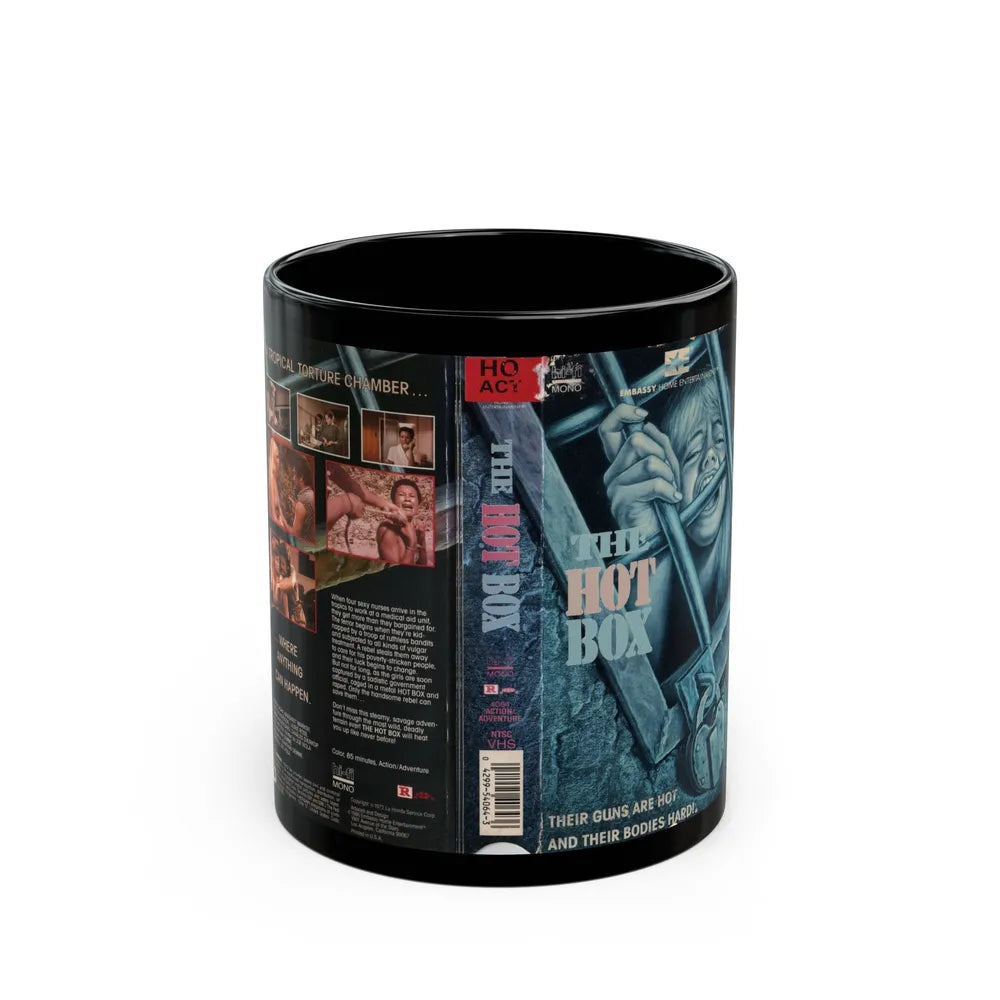THE HOT BOX (VHS COVER) - Black Coffee Mug-11oz-Go Mug Yourself