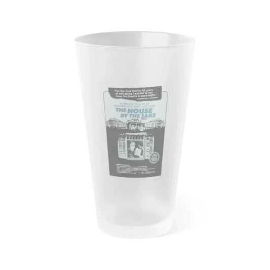 THE HOUSE BY THE LAKE 1976 Movie Poster - Frosted Pint Glass 16oz Default Title - Go Mug Yourself