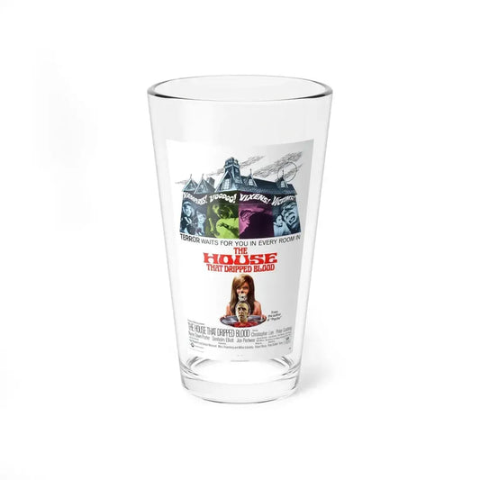 THE HOUSE THAT DRIPPED BLOOD 1971 Movie Poster - Pint Glass 16oz 16oz - Go Mug Yourself
