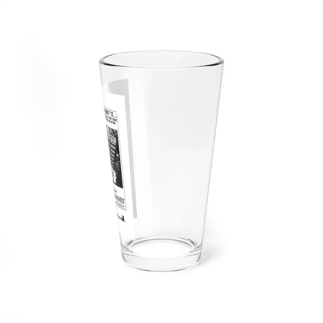 THE HOUSE THAT VANISHED 1973 Movie Poster - Pint Glass 16oz - Go Mug Yourself