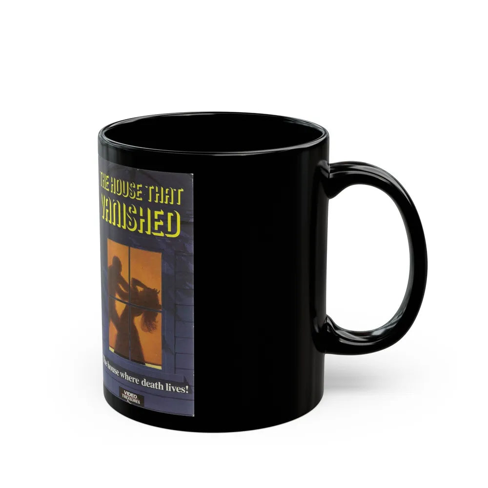 THE HOUSE THAT VANISHED (VHS COVER) - Black Coffee Mug-Go Mug Yourself