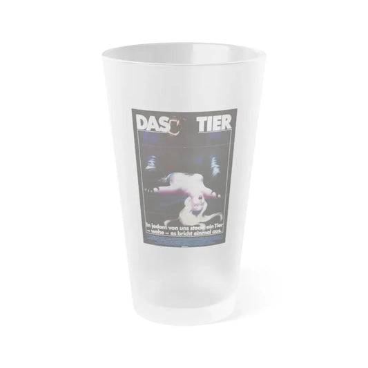 THE HOWLING (GERMAN) 1981 Movie Poster - Frosted Pint Glass 16oz Default Title - Go Mug Yourself