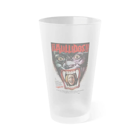 THE HOWLING (SPANISH) 1981 Movie Poster - Frosted Pint Glass 16oz 16oz Frosted - Go Mug Yourself
