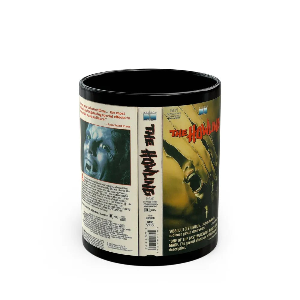 THE HOWLING (VHS COVER) - Black Coffee Mug-11oz-Go Mug Yourself