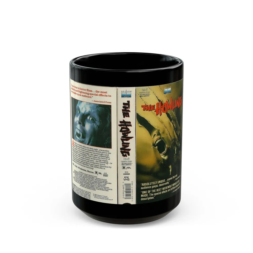 THE HOWLING (VHS COVER) - Black Coffee Mug-15oz-Go Mug Yourself