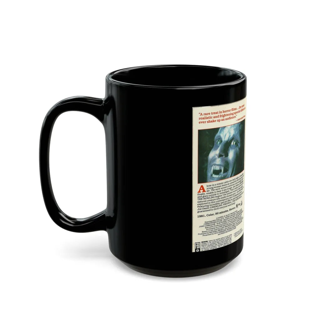 THE HOWLING (VHS COVER) - Black Coffee Mug-Go Mug Yourself