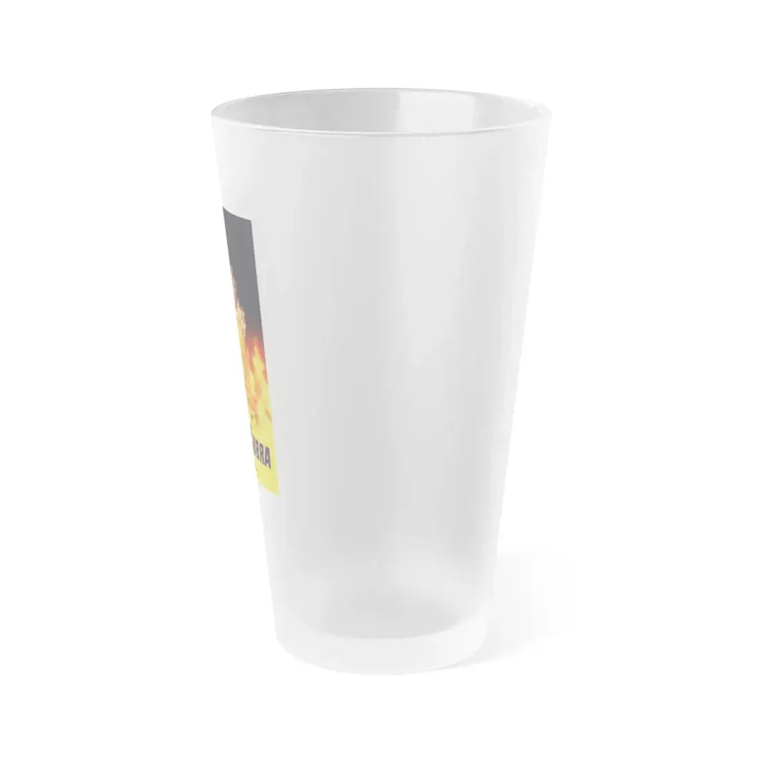 THE HUNTERS OF THE GOLDEN COBRA 1982 Movie Poster - Frosted Pint Glass 16oz - Go Mug Yourself