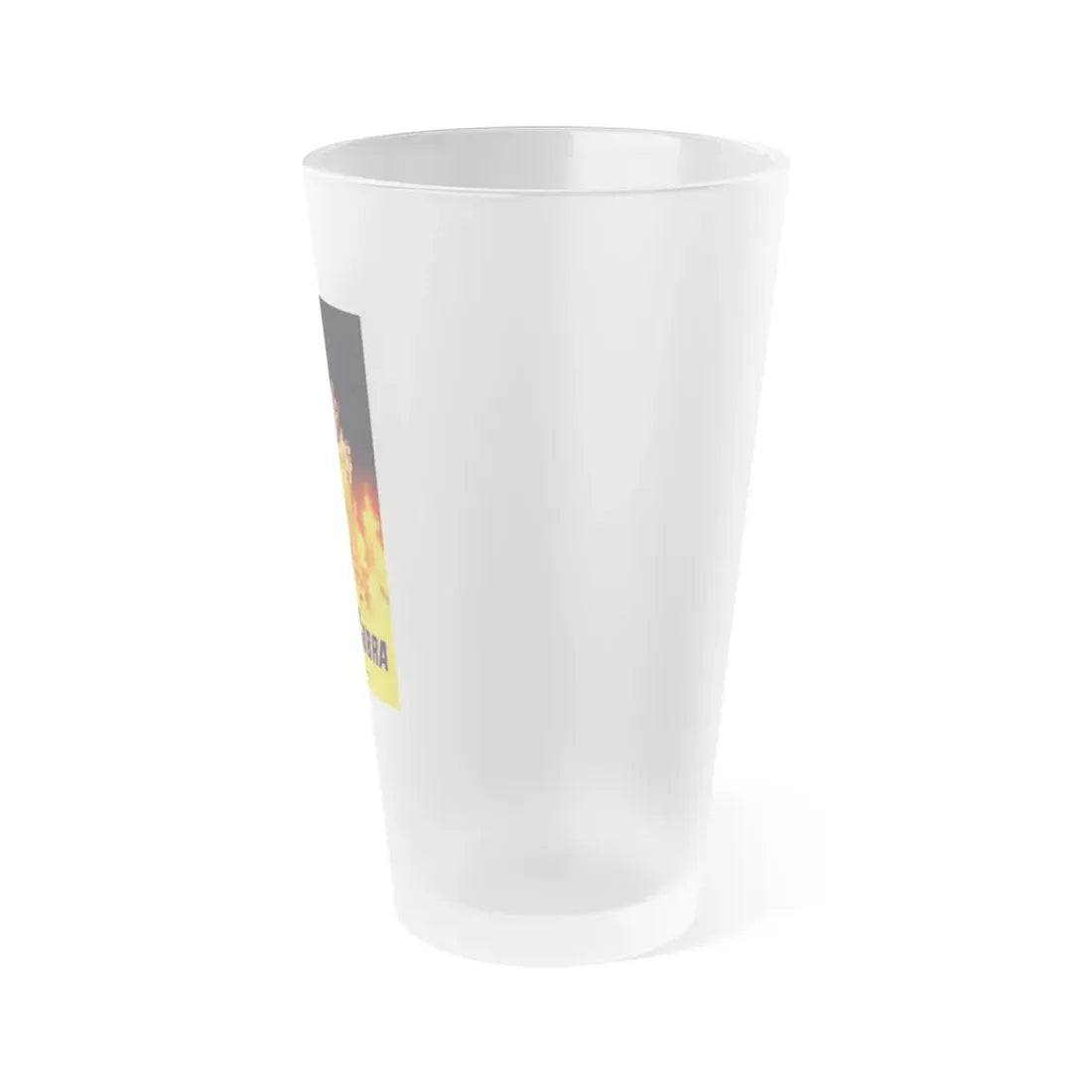 THE HUNTERS OF THE GOLDEN COBRA 1982 Movie Poster - Frosted Pint Glass 16oz - Go Mug Yourself