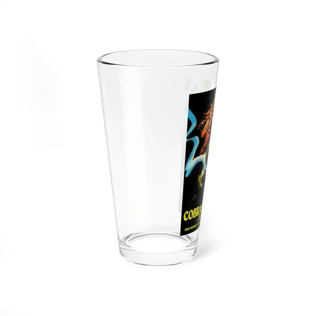 THE HUNTERS OF THE GOLDEN COBRA (DANISH) 1982 Movie Poster - Pint Glass 16oz - Go Mug Yourself