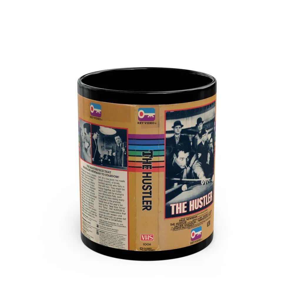 THE HUSTLER (VHS COVER) - Black Coffee Mug-11oz-Go Mug Yourself