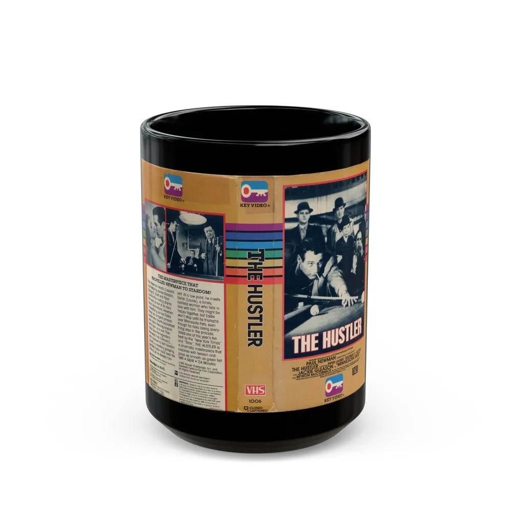 THE HUSTLER (VHS COVER) - Black Coffee Mug-15oz-Go Mug Yourself