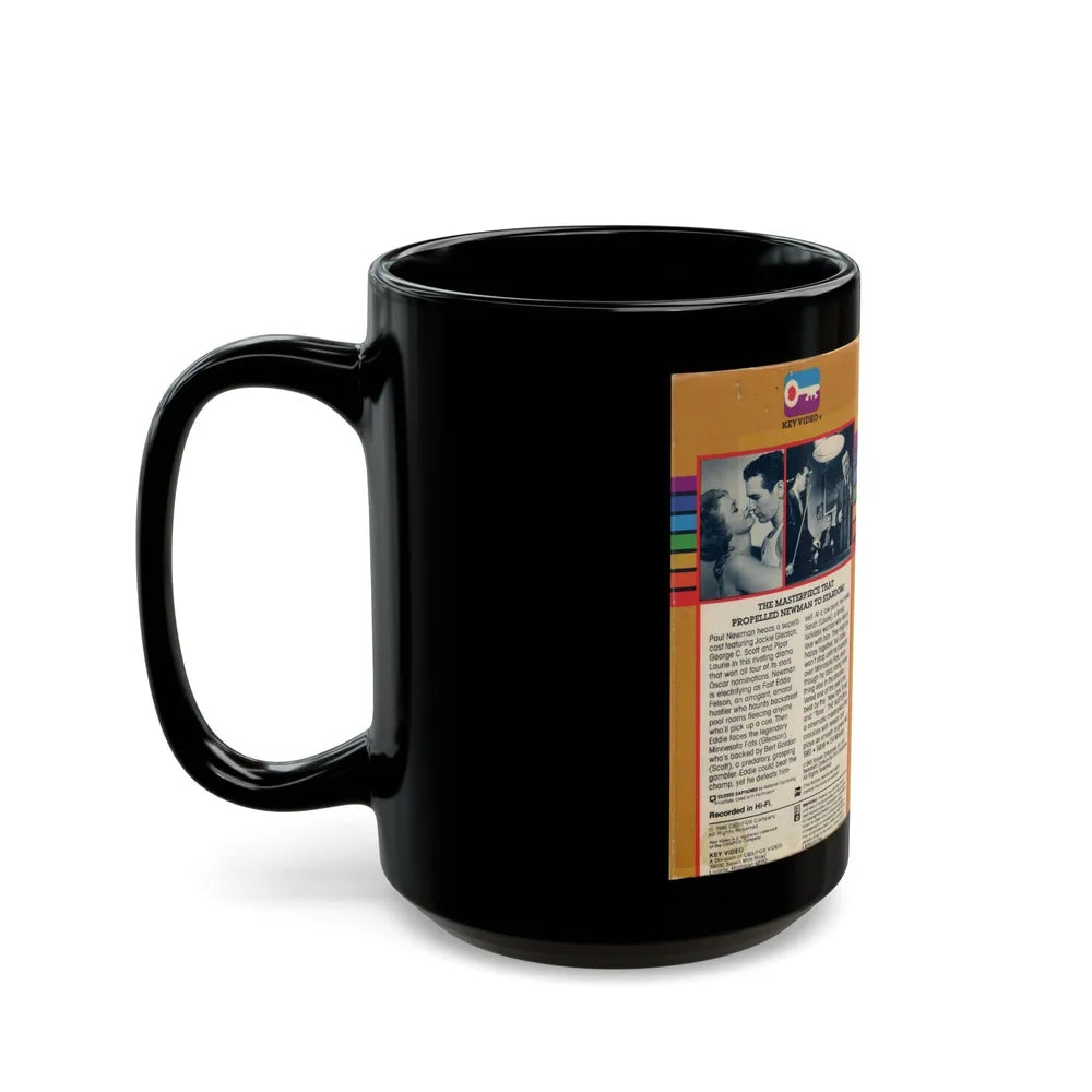 THE HUSTLER (VHS COVER) - Black Coffee Mug-Go Mug Yourself