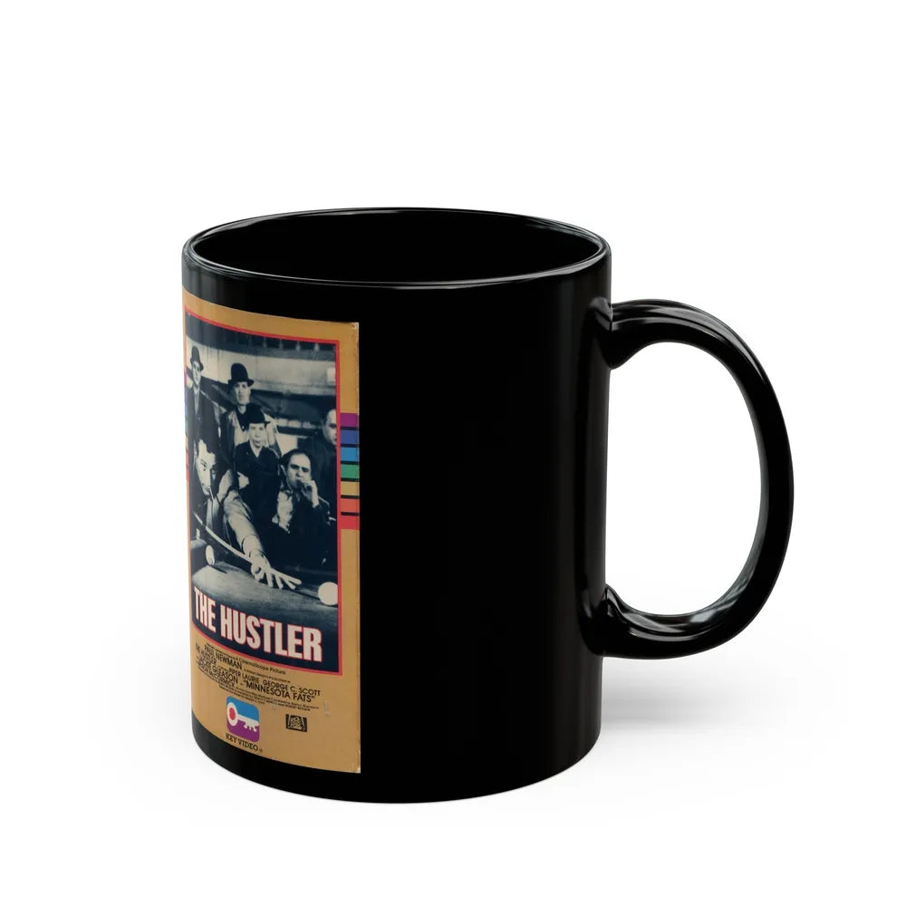 THE HUSTLER (VHS COVER) - Black Coffee Mug-Go Mug Yourself