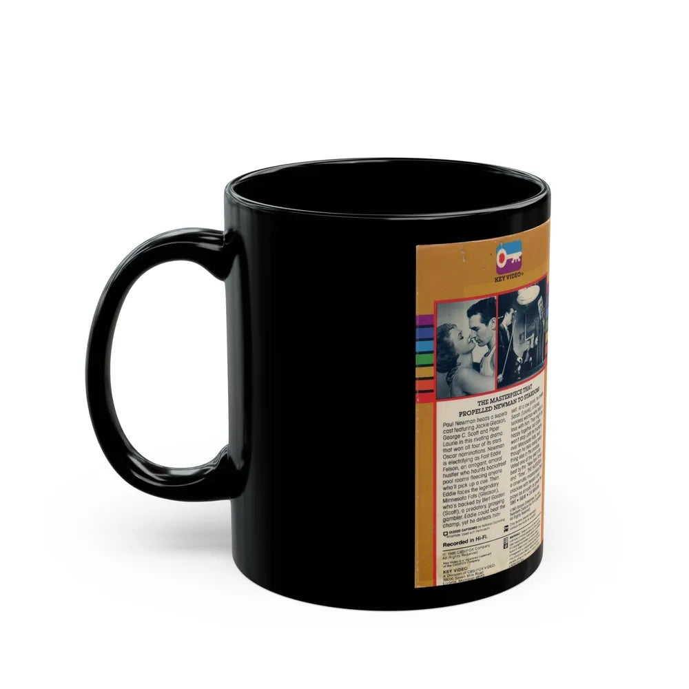 THE HUSTLER (VHS COVER) - Black Coffee Mug-Go Mug Yourself