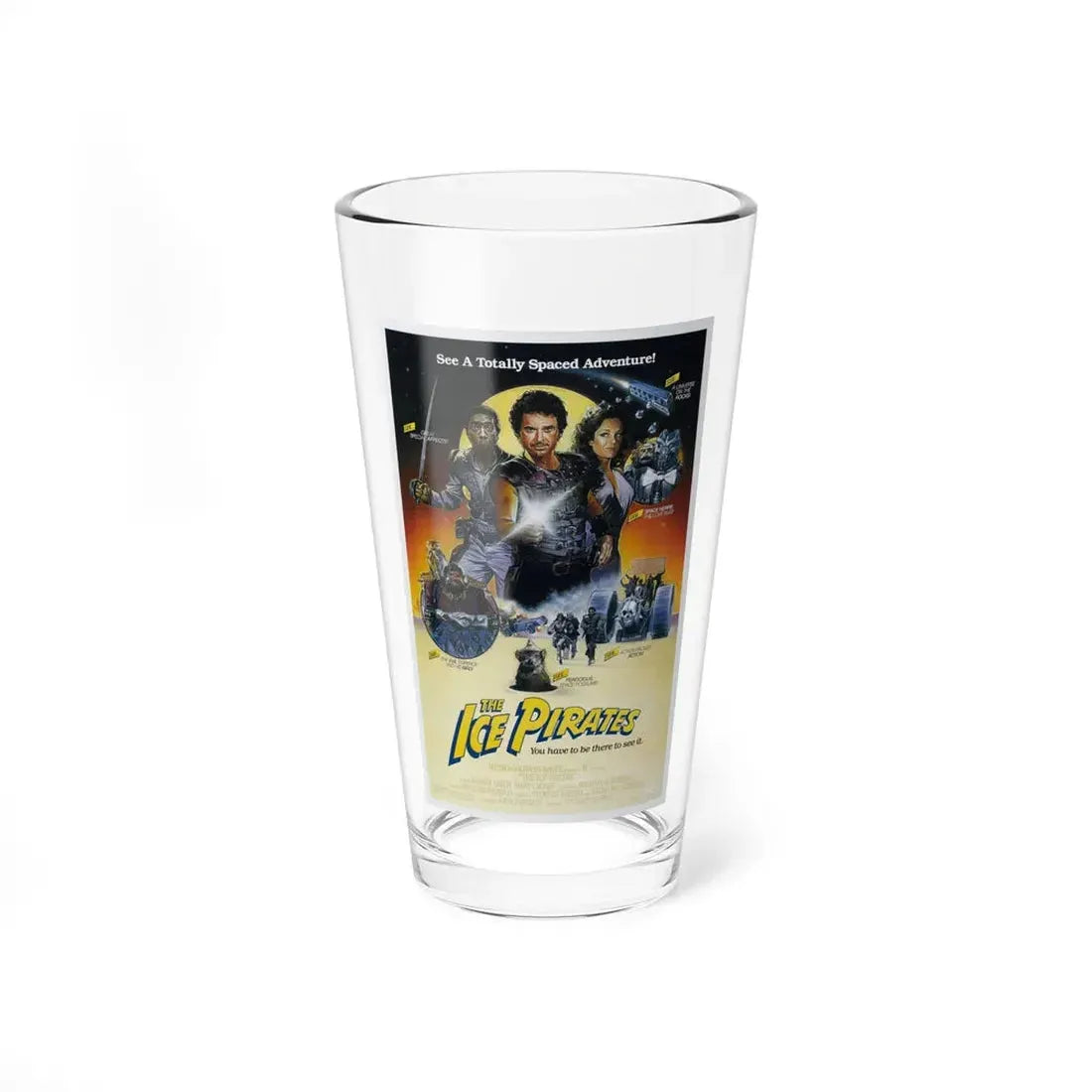 THE ICE PIRATES 1984 Movie Poster - Pint Glass 16oz 16oz - Go Mug Yourself