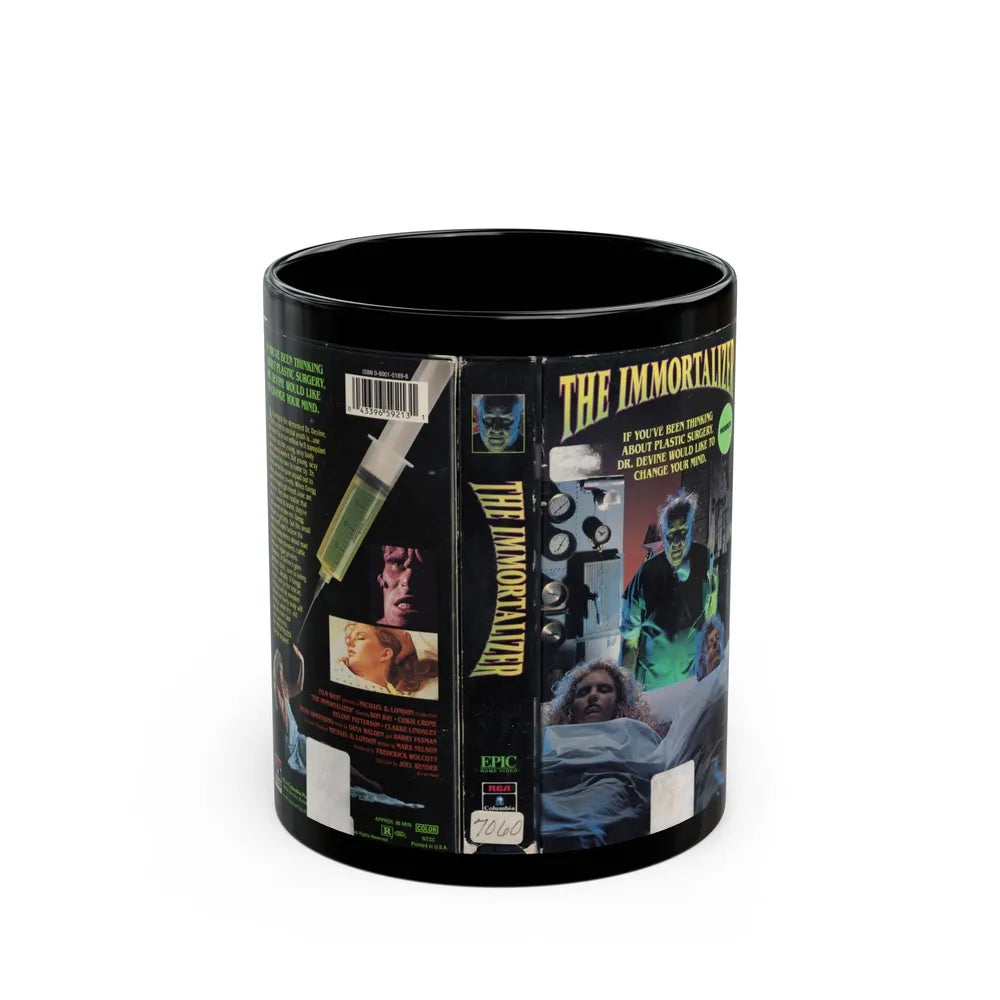 THE IMMORTALIZER (VHS COVER) - Black Coffee Mug-11oz-Go Mug Yourself