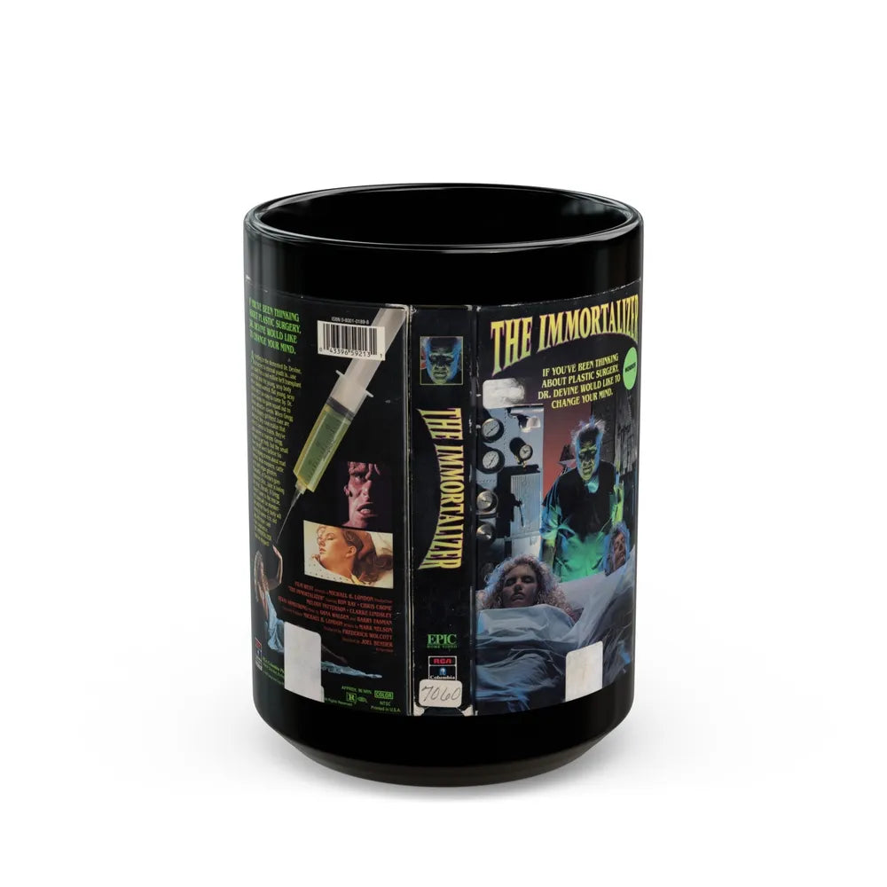 THE IMMORTALIZER (VHS COVER) - Black Coffee Mug-15oz-Go Mug Yourself