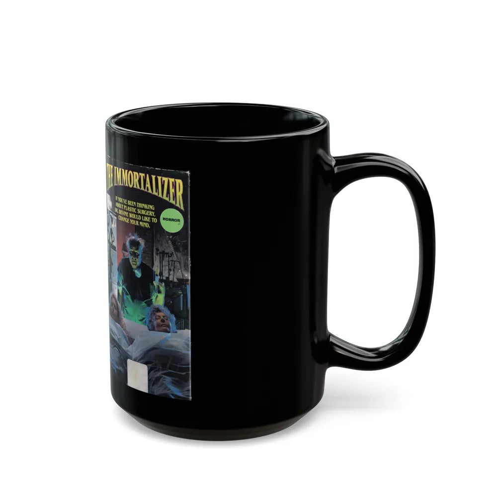 THE IMMORTALIZER (VHS COVER) - Black Coffee Mug-Go Mug Yourself