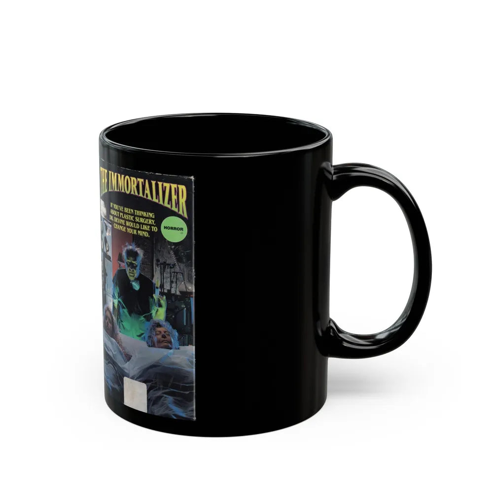 THE IMMORTALIZER (VHS COVER) - Black Coffee Mug-Go Mug Yourself
