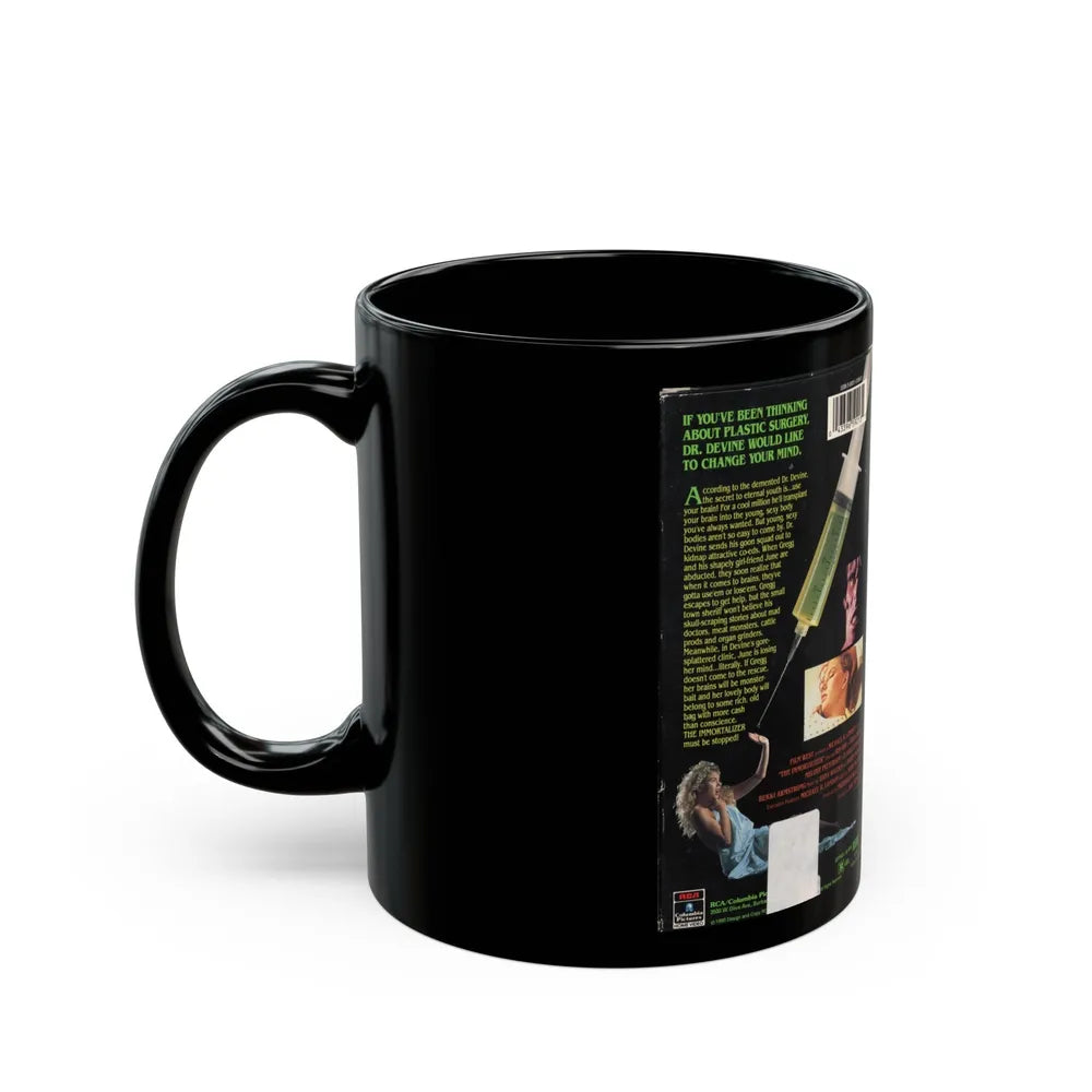 THE IMMORTALIZER (VHS COVER) - Black Coffee Mug-Go Mug Yourself