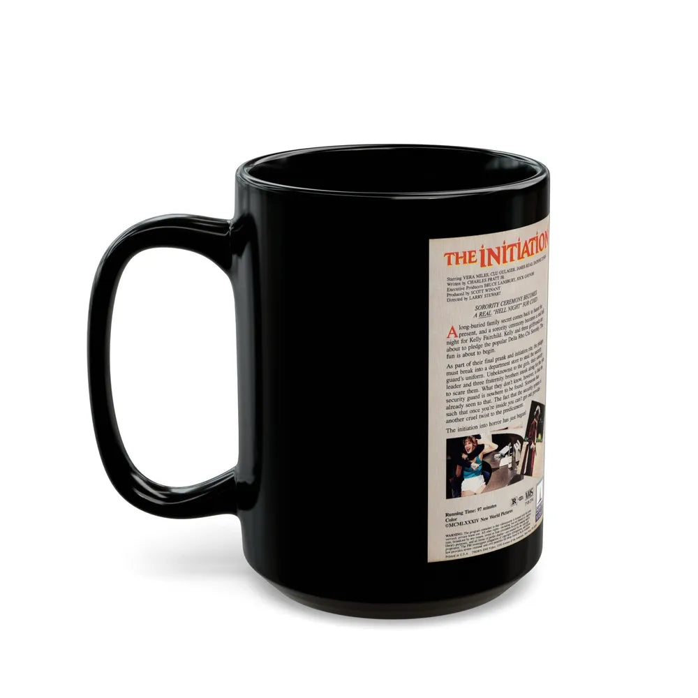 THE INITIATION VERSION2 (VHS COVER) - Black Coffee Mug-Go Mug Yourself