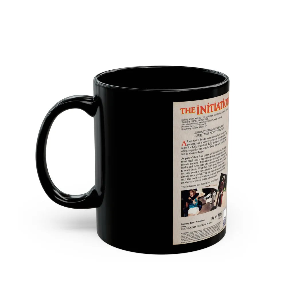 THE INITIATION VERSION2 (VHS COVER) - Black Coffee Mug-Go Mug Yourself