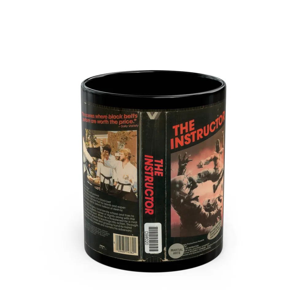 THE INSTRUCTOR (VHS COVER) - Black Coffee Mug-11oz-Go Mug Yourself