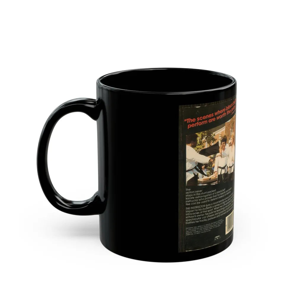 THE INSTRUCTOR (VHS COVER) - Black Coffee Mug-Go Mug Yourself