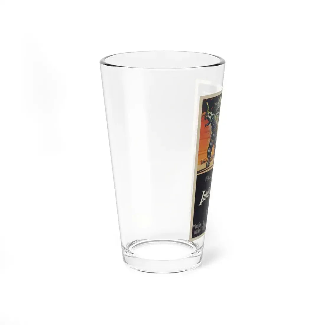 THE INVISIBLE BOY 1957 Movie Poster - Pint Glass 16oz - Go Mug Yourself