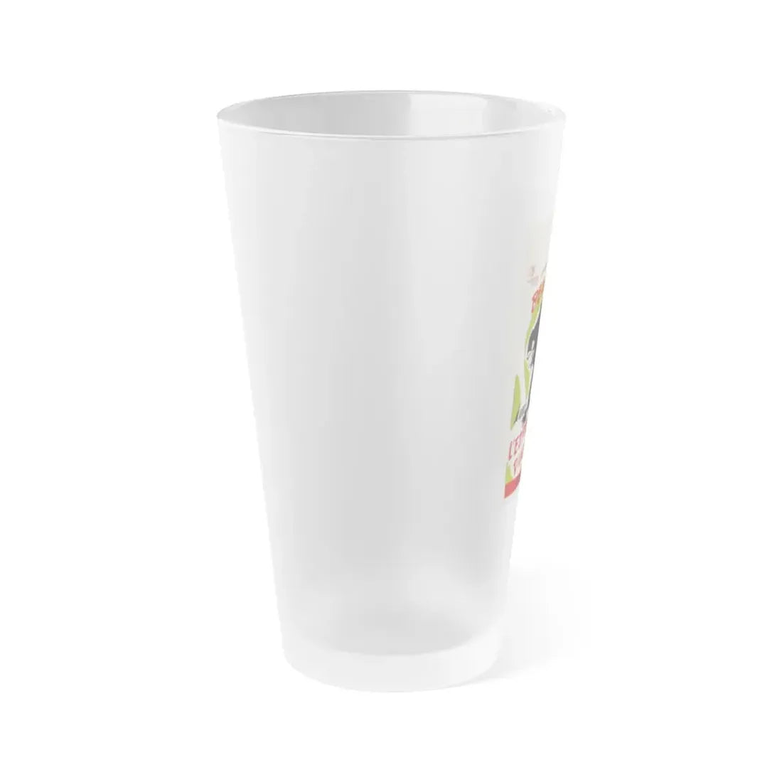 THE INVISIBLE GHOST (BELGIAN) 1941 Movie Poster - Frosted Pint Glass 16oz - Go Mug Yourself