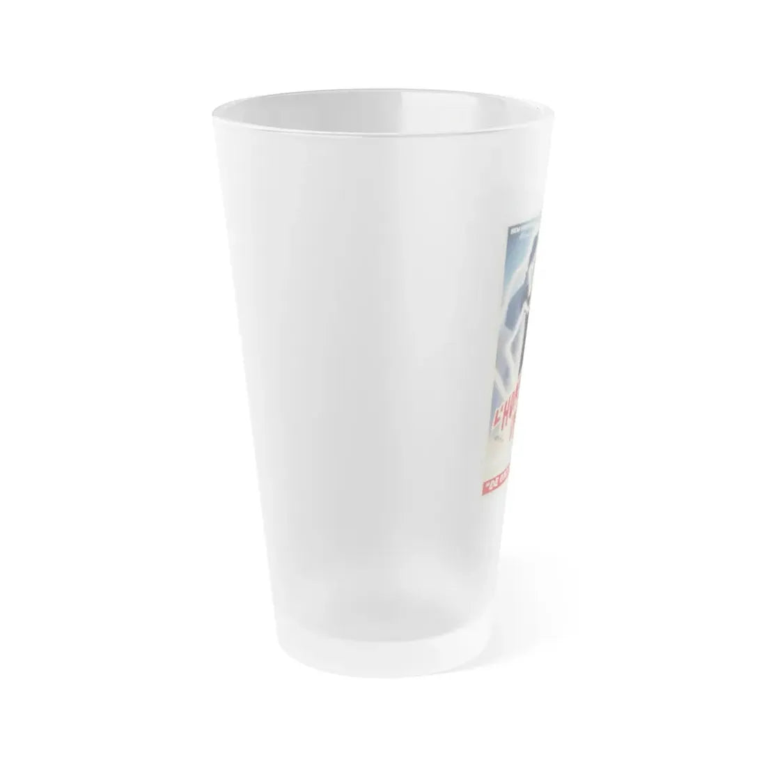 THE INVISIBLE MAN (BELGIAN) 1933 Movie Poster - Frosted Pint Glass 16oz - Go Mug Yourself
