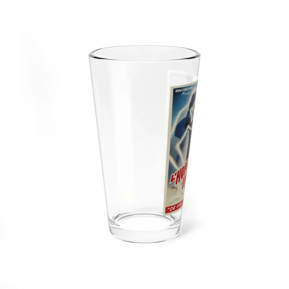 THE INVISIBLE MAN (BELGIAN) 1933 Movie Poster - Pint Glass 16oz - Go Mug Yourself