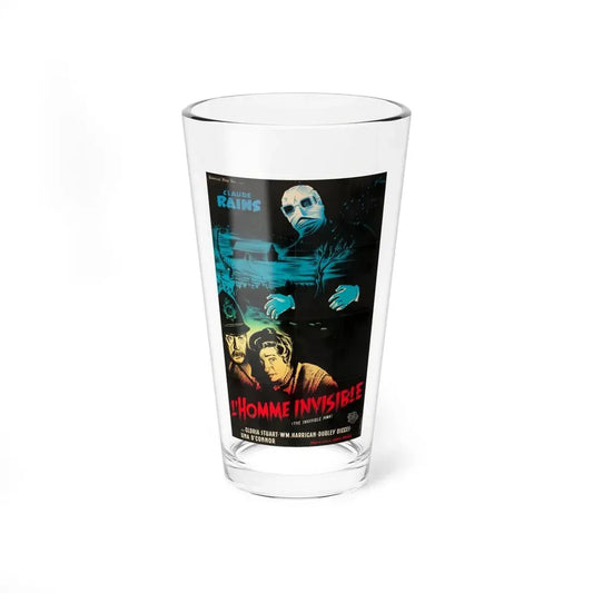 THE INVISIBLE MAN (FRENCH) 1933 Movie Poster - Pint Glass 16oz 16oz - Go Mug Yourself