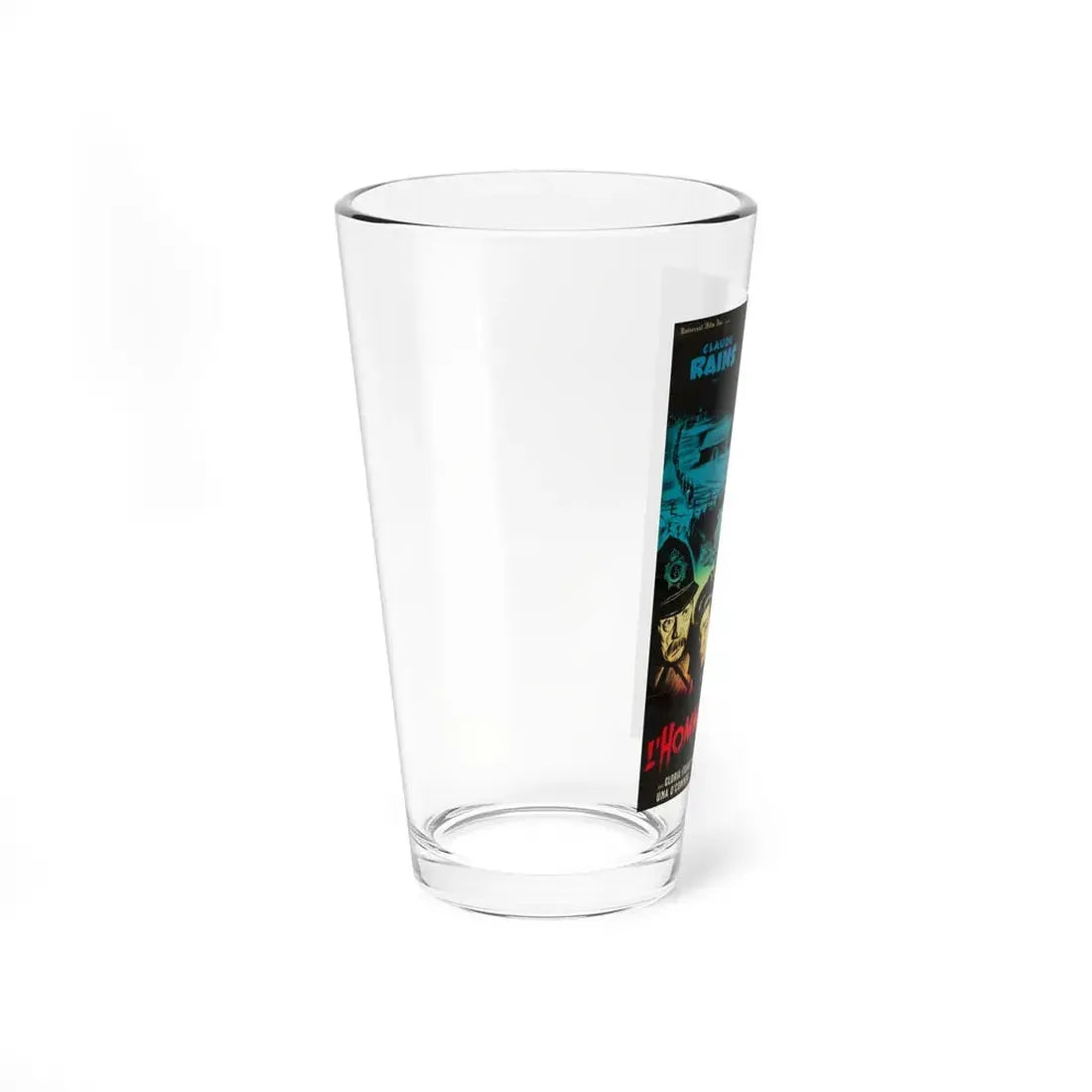 THE INVISIBLE MAN (FRENCH) 1933 Movie Poster - Pint Glass 16oz - Go Mug Yourself
